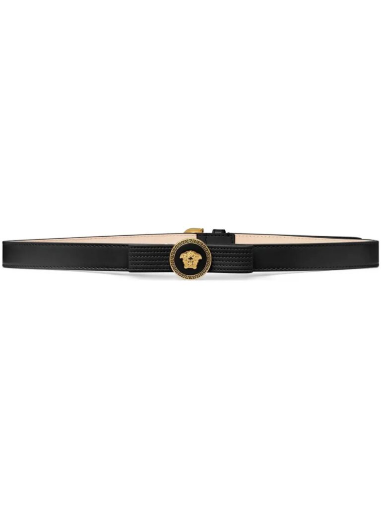 Versace Medusa Head leather belt