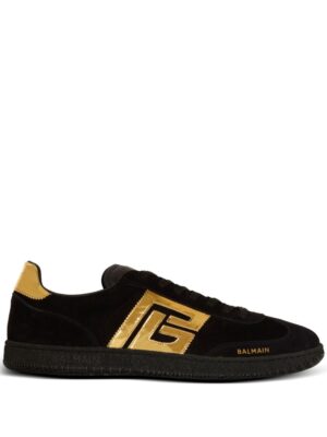 Balmain Swan suede sneakers