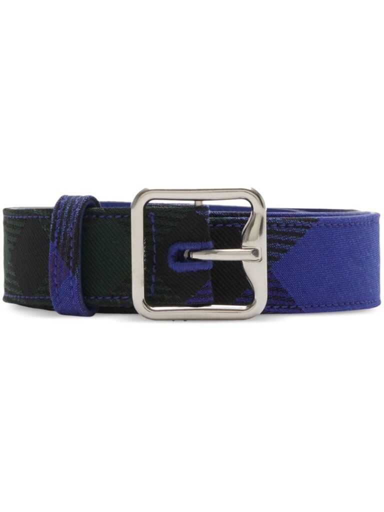 Burberry B-buckle checked belt