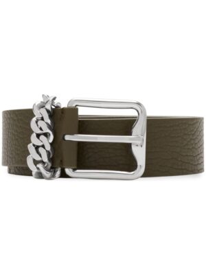 Burberry B-buckle leather belt