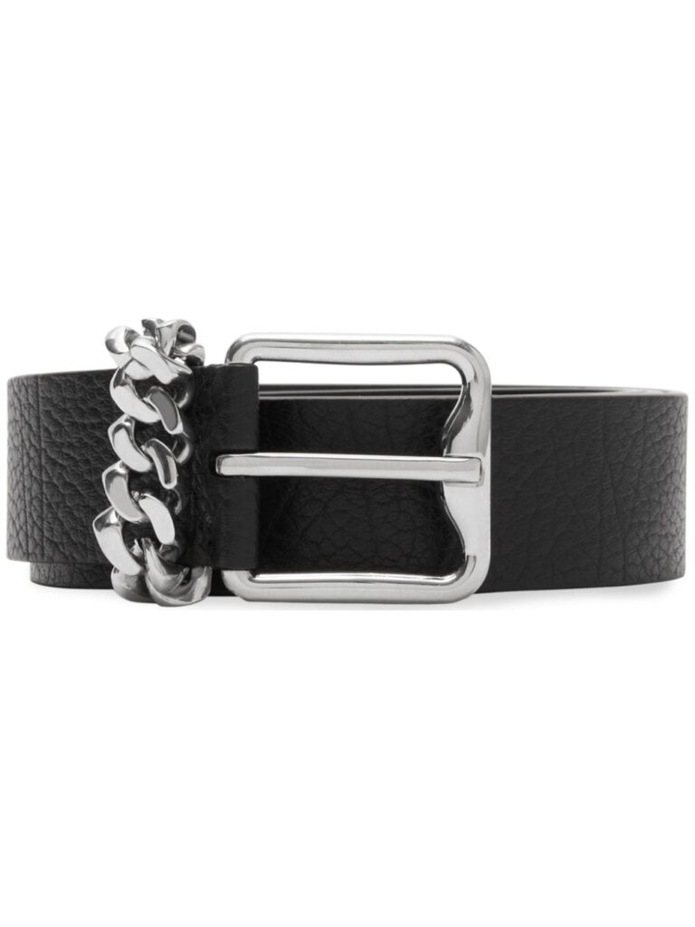 Burberry B-buckle leather belt