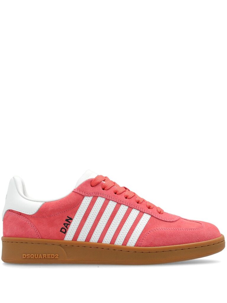 Dsquared2 low top striped trainers