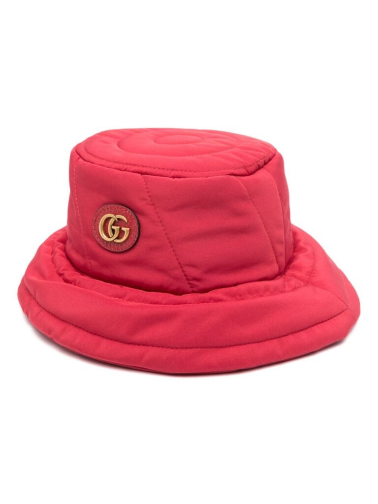 Gucci Double G padded buckle hat