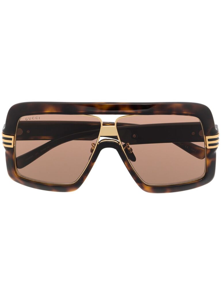 Gucci Eyewear oversize-frame tinted sunglasses