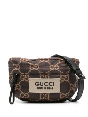 Gucci large GG-jacquard belt bag