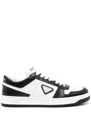 Prada two-tone leather sneakers