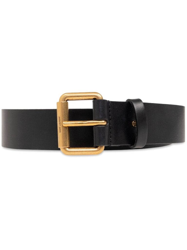 Saint Laurent Motorcycle leather belt