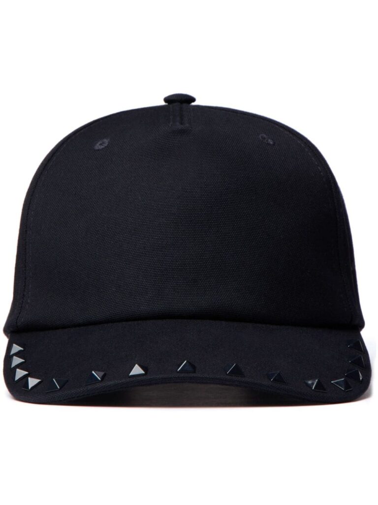 Valentino Garavani Rockstud-embellished cotton cap