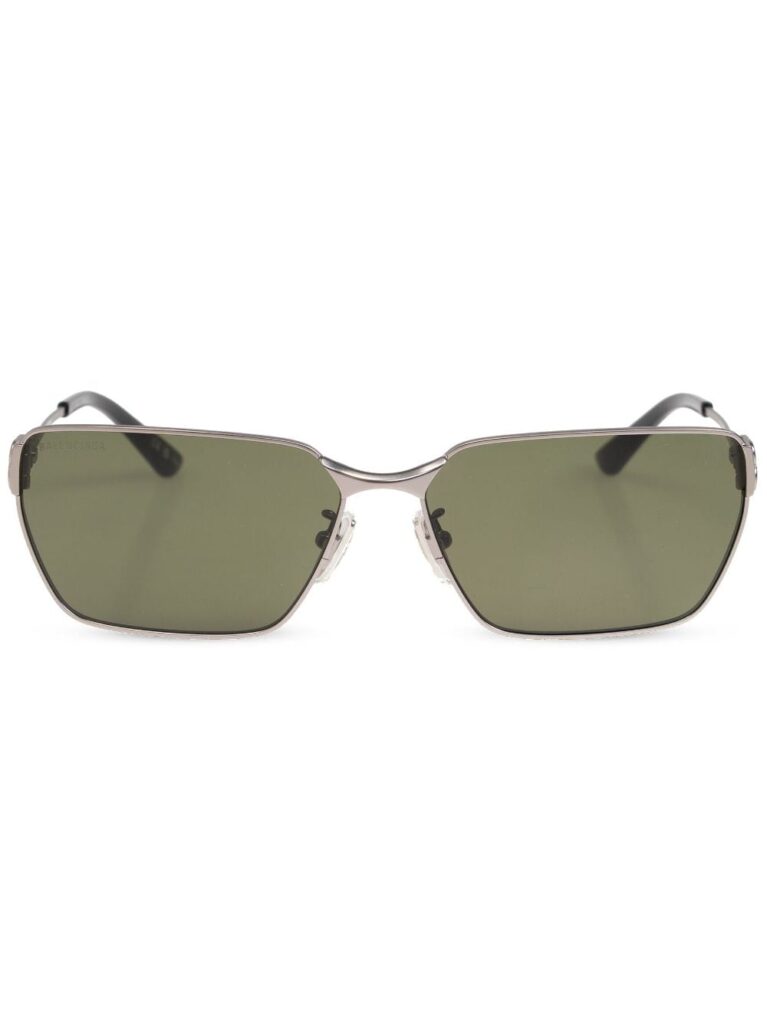 Balenciaga Eyewear BB-plaque rectangle-frame sunglasses