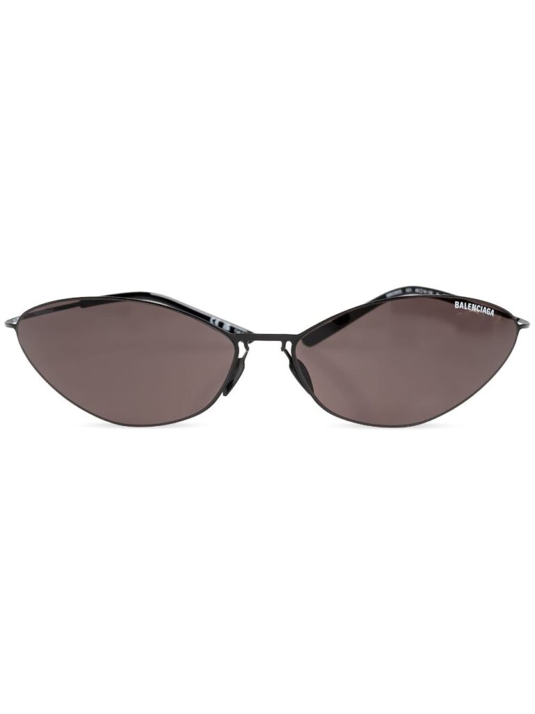 Balenciaga Eyewear logo-decal cat-eye sunglasses