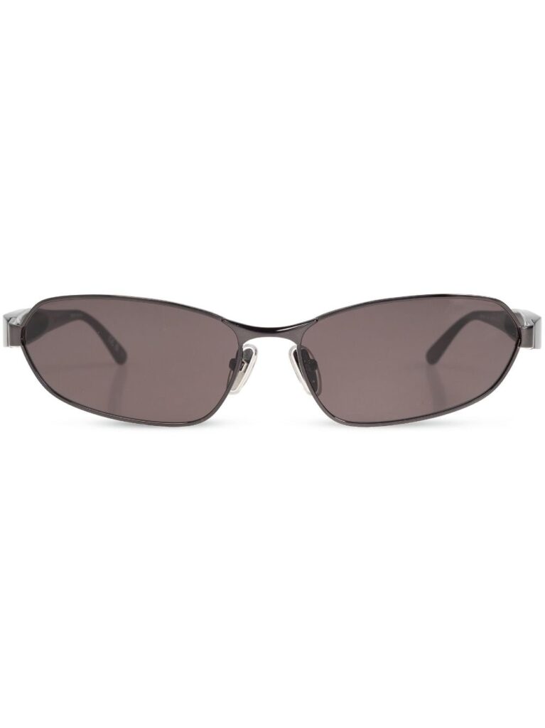 Balenciaga Eyewear logo-engraved rectangle-frame sunglasses