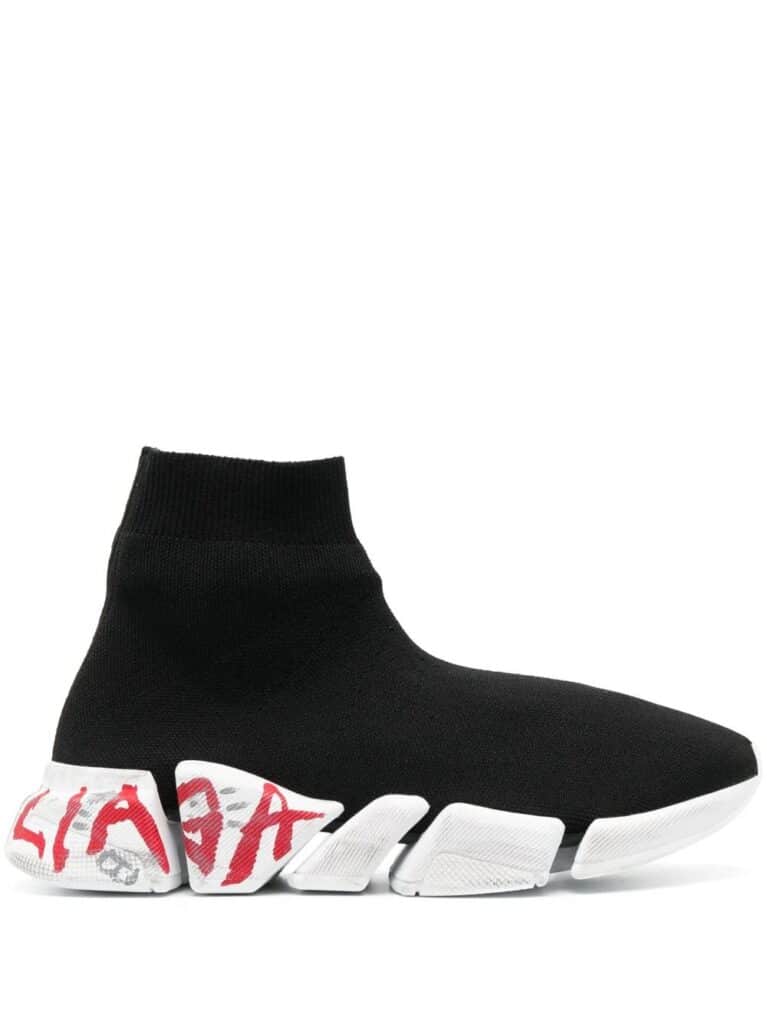 Balenciaga Speed graffiti-print sneakers