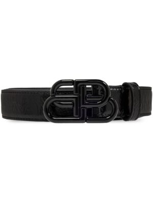 Balenciaga logo buckle belt