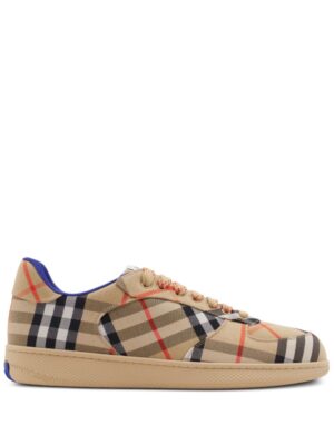 Burberry Box checked sneakers