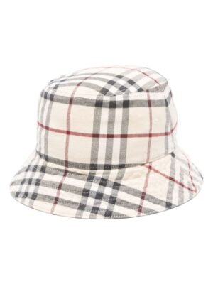 Burberry Vintage Check-pattern cotton bucket hat