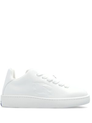 Burberry lace up round toe trainers