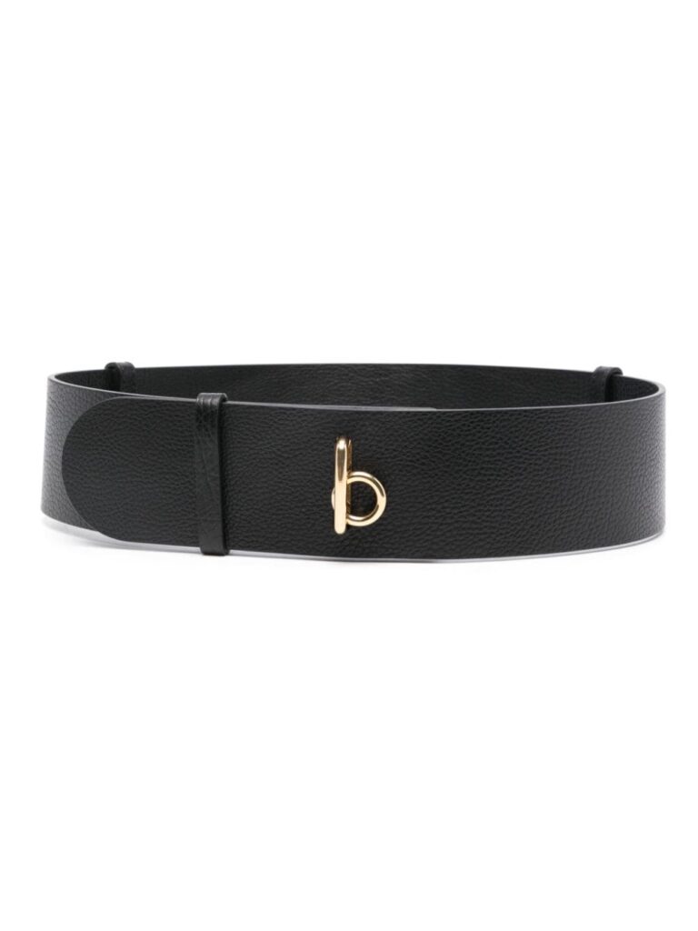 Burberry large leather belt