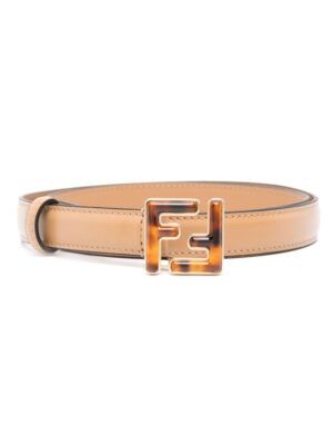 FENDI FF leather belt