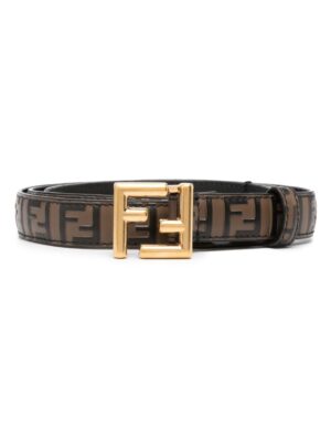 FENDI FF leather belt