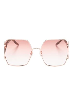 Gucci Eyewear Double G oversize-frame sunglasses