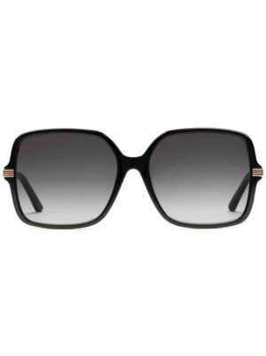 Gucci Eyewear Web-detailing square-frame sunglasses