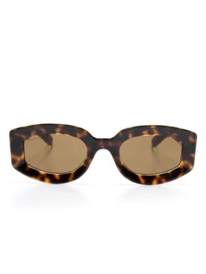 Gucci Eyewear logo-lettering sunglasses