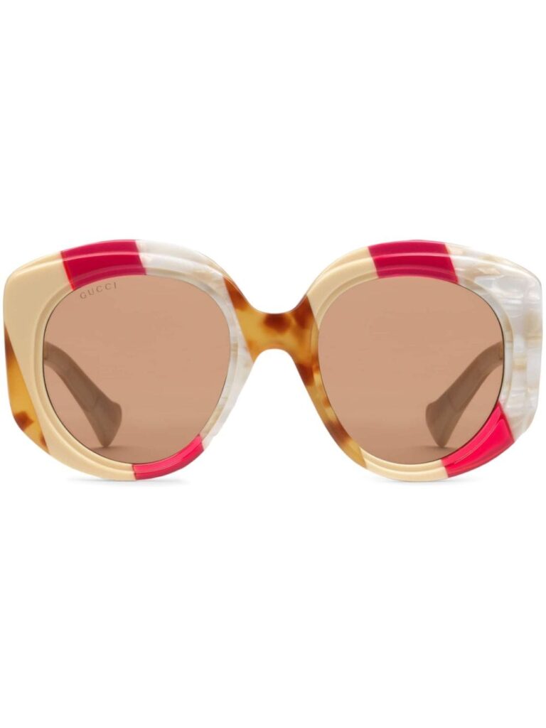 Gucci Eyewear oversized patterned sunglasses