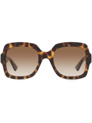 Gucci Eyewear tortoiseshell-effect square-frame sunglasses