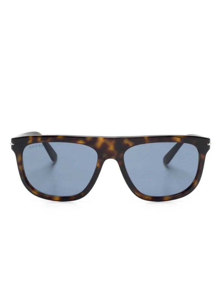 Gucci Eyewear tortoiseshell wayfarer-frame sunglasses