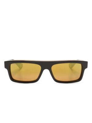 Gucci Eyewear two-tone rectangle-frame sunglasses