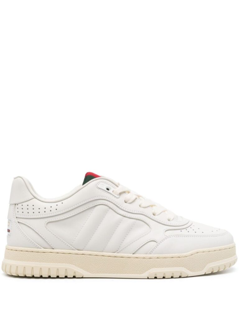 Gucci Re-Web leather sneakers