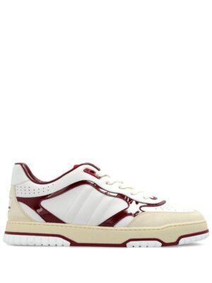 Gucci Re-Web panelled leather sneakers