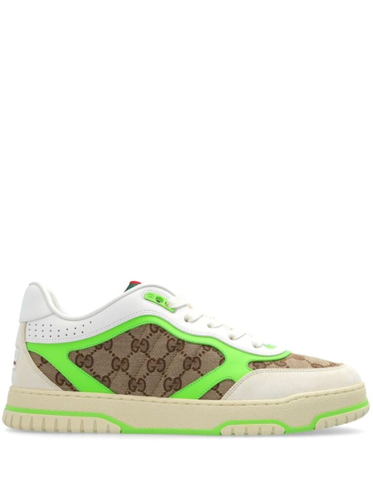 Gucci Re-Web panelled sneakers