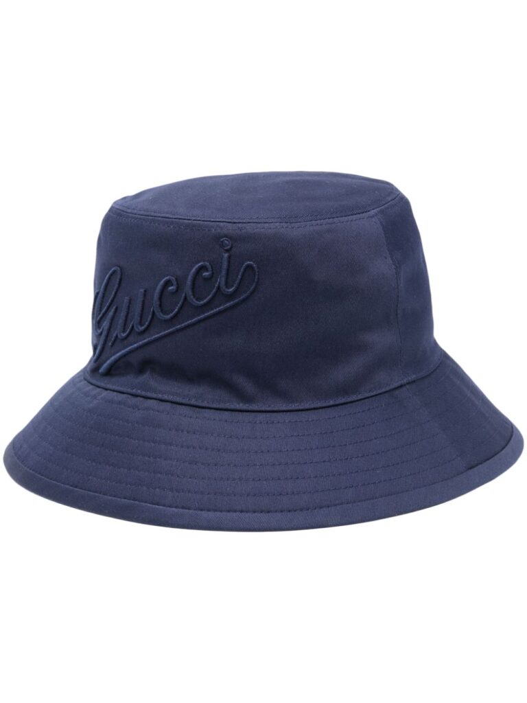 Gucci logo-embroidered bucket hat