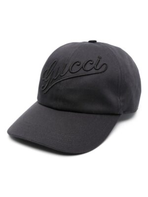 Gucci logo-embroidered cotton baseball cap