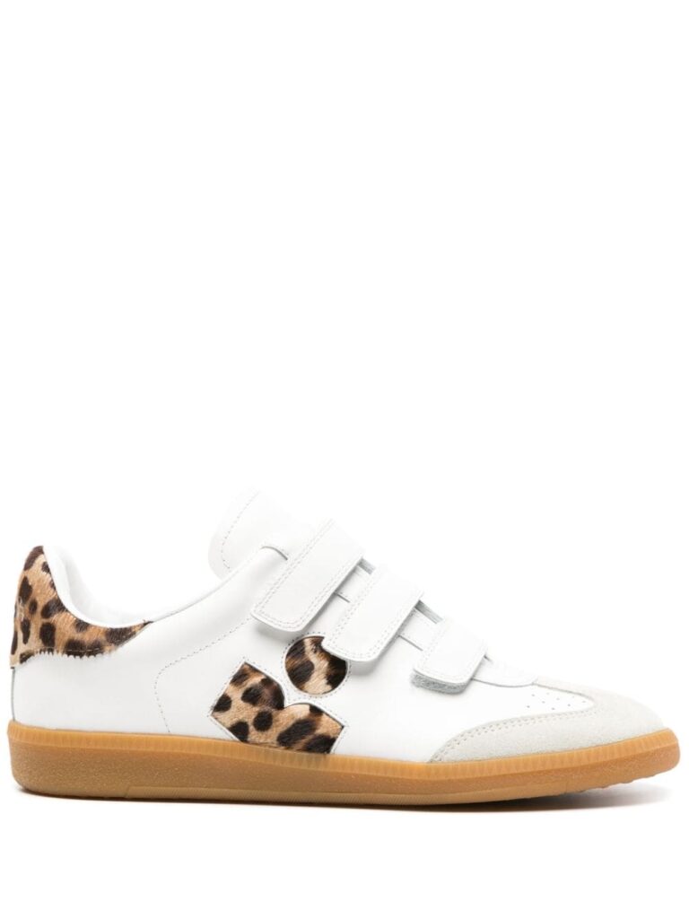 ISABEL MARANT Beth leather sneakers