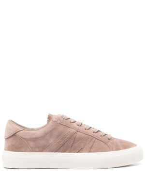 Moncler Monaco suede sneakers