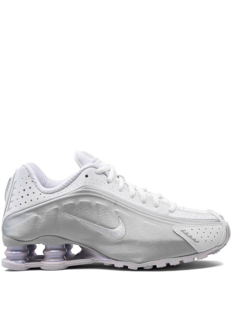 Nike Shox R4 "White/Metallic Platinum" sneakers