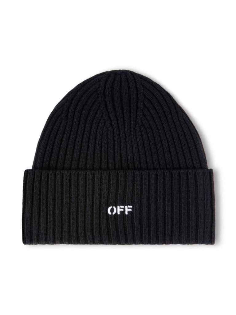 Off-White Off Stamp wool beanie