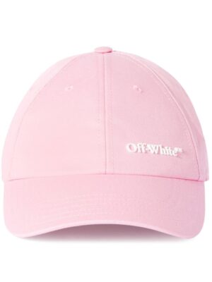 Off-White logo-appliqué cotton cap