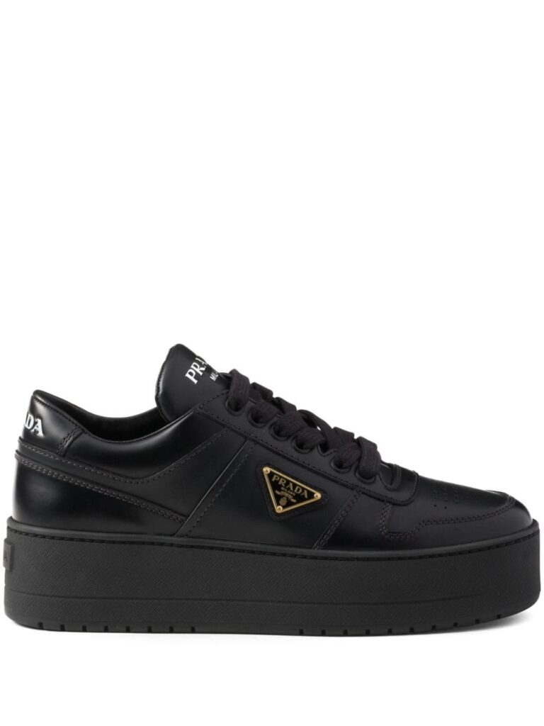 Prada Downtown Bold leather sneakers