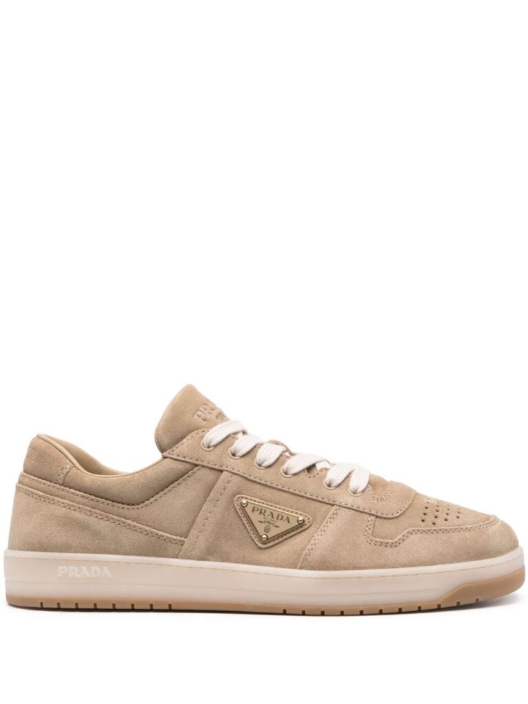 Prada Downtown suede sneakers