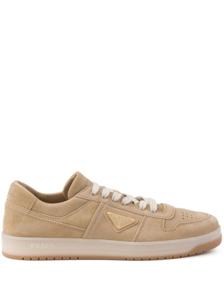 Prada Downtown suede sneakers