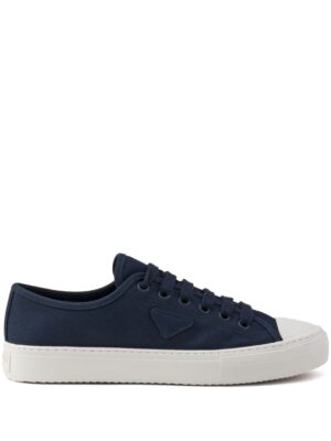 Prada triangle-logo hemp sneakers