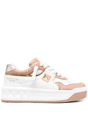 Valentino Garavani One Stud leather sneakers