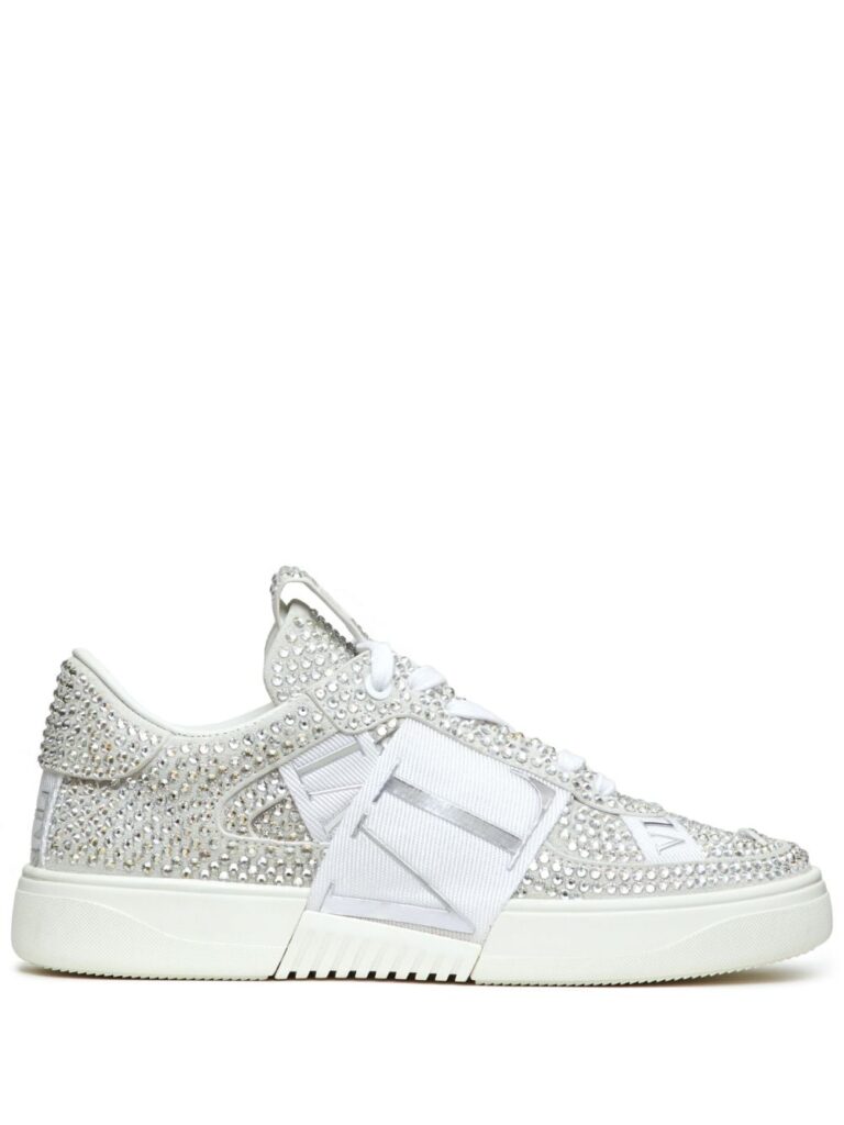 Valentino Garavani VL7N crystal-embellished low-top sneakers