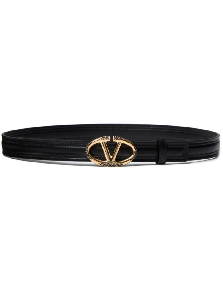 Valentino Garavani VLogo leather belt