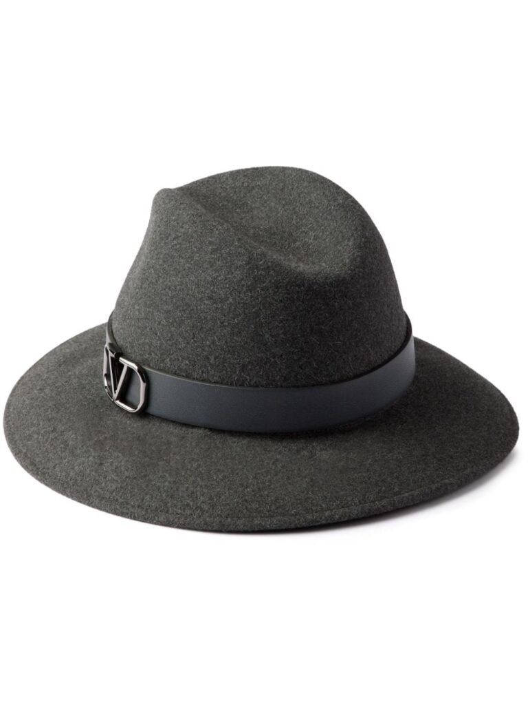 Valentino Garavani Vlogo Signature fedora hat