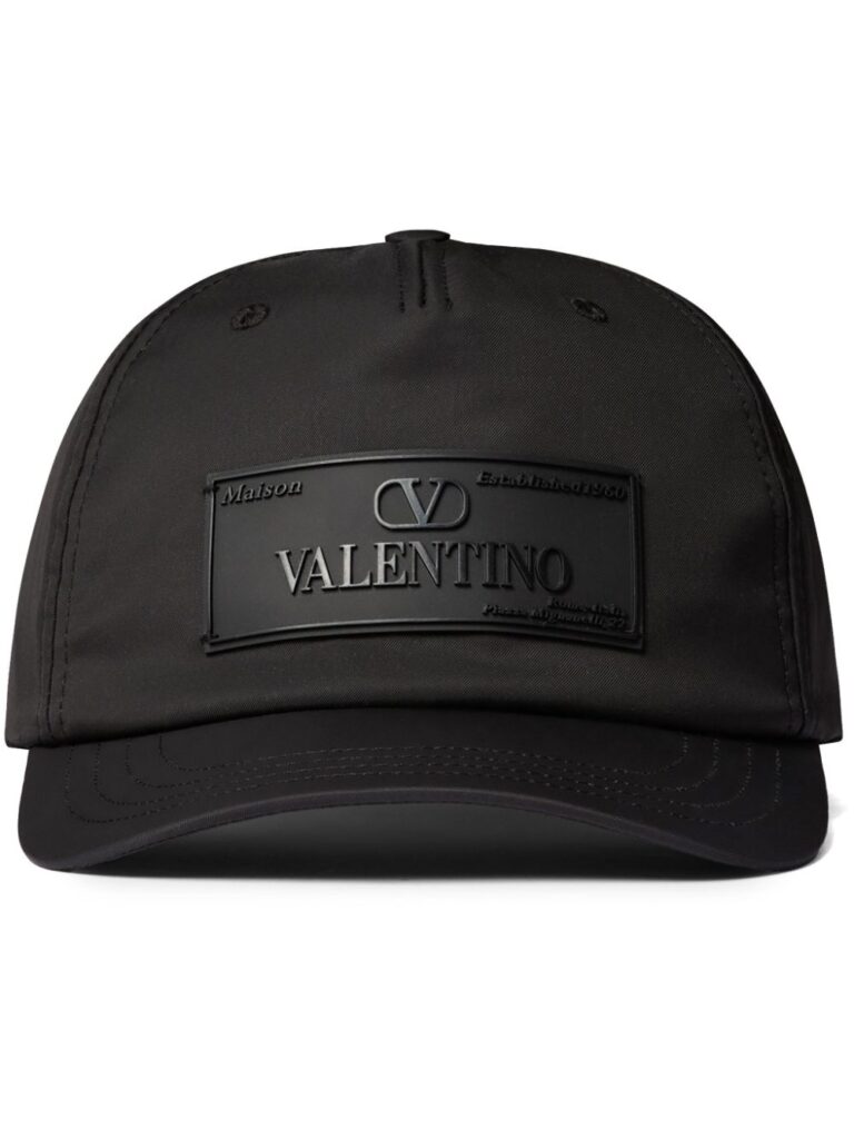 Valentino Garavani logo-patch baseball cap