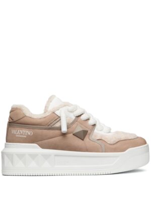 Valentino Garavani logo-print panelled sneakers